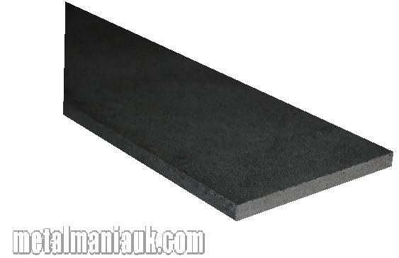 Black flat steel strip 30mm x 3mm