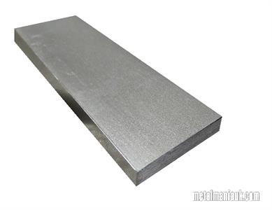 Buy Bright flat mild steel bar 60mm x 8mm Online