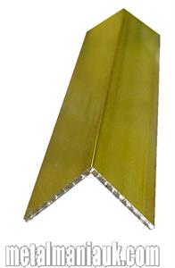 Buy Brass equal angle 3/4 x 3/4 x 1/16 Online