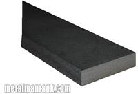 Black flat steel strip 30mm x 8mm