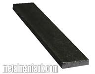 Black Flat steel strip 16mm x 3mm