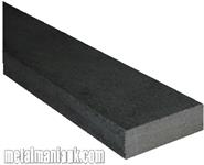 Black flat steel strip 20mm x 6mm